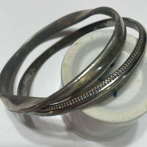 Chicos silver bangle bracelets